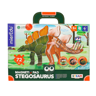 mierEdu, Magnetisk legetavle/puslespil - Stegosaurus
