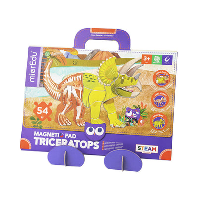 mierEdu, Magnetisk legetavle/puslespil - Triceratops