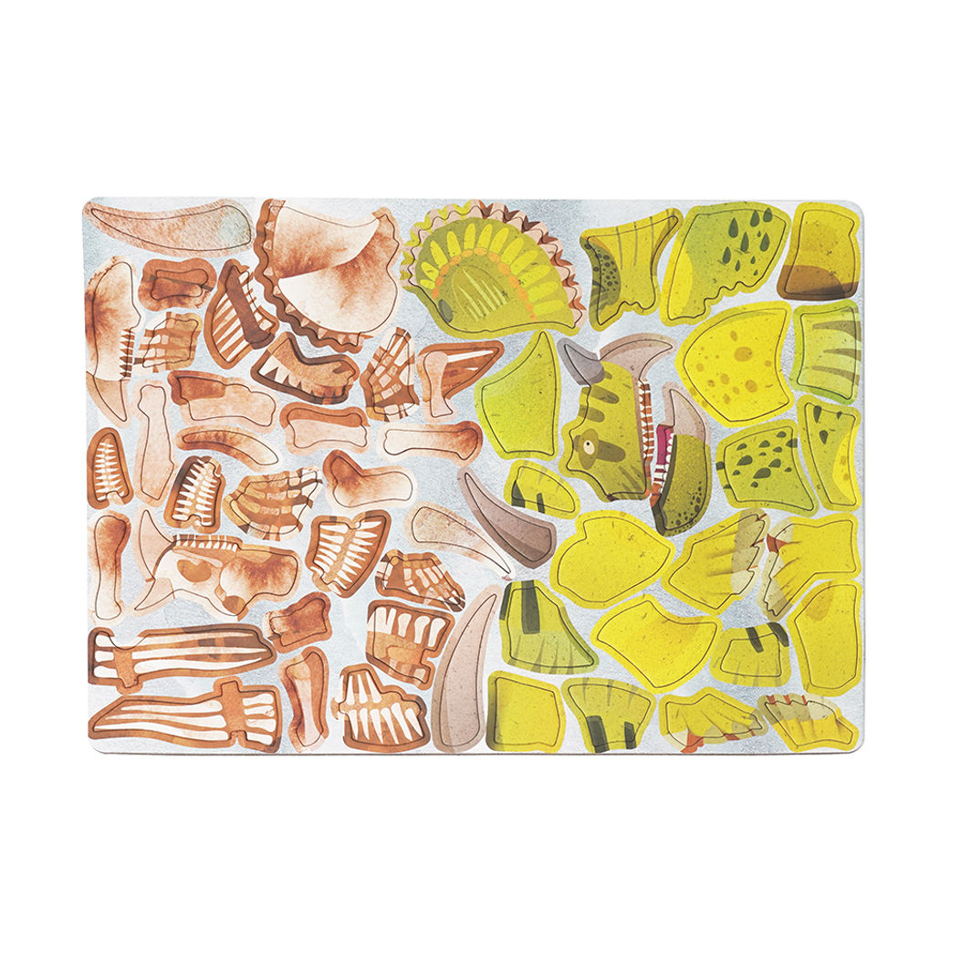 mierEdu, Magnetisk legetavle/puslespil - Triceratops