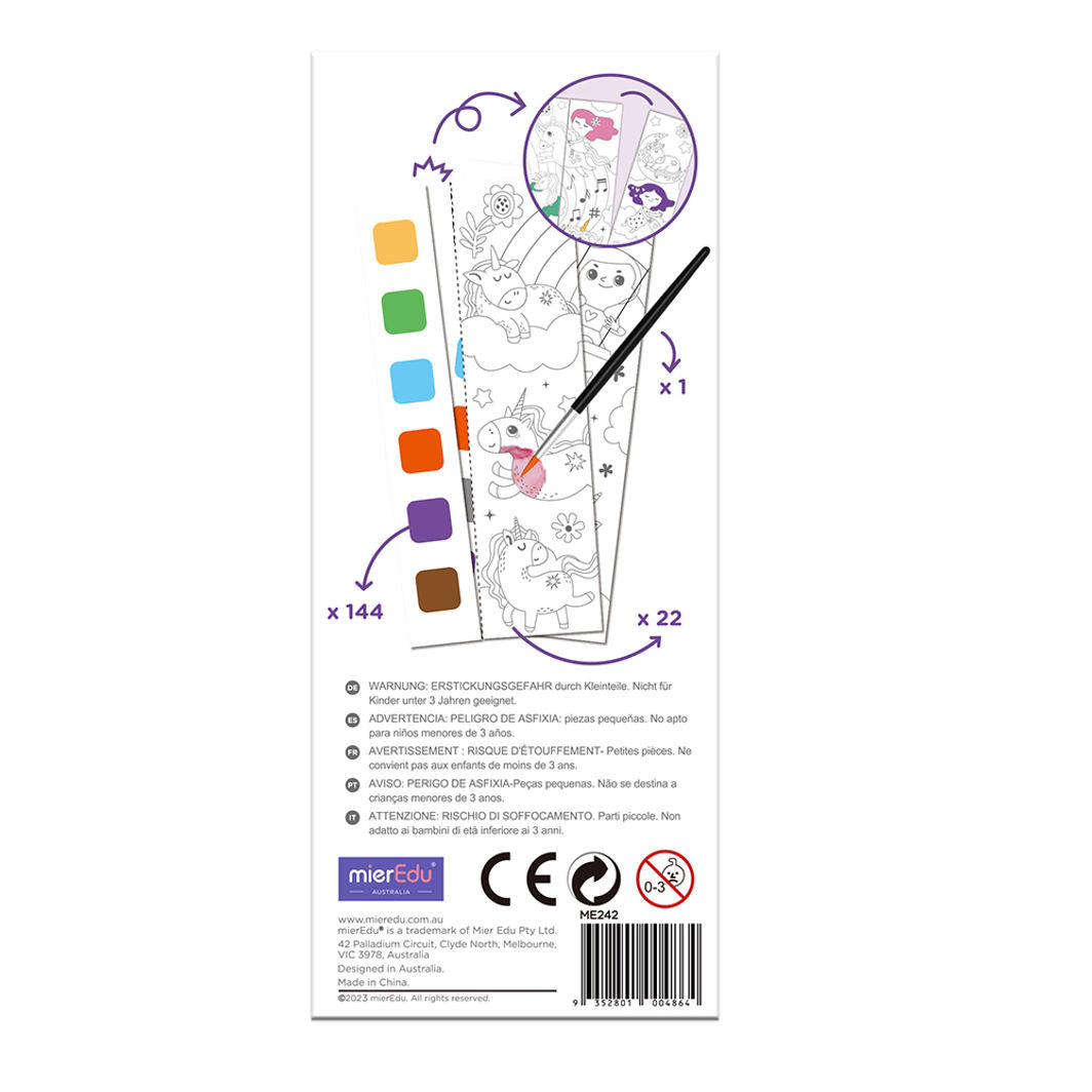 mierEdu, Vandfarve malehæfte - Fantasiverden