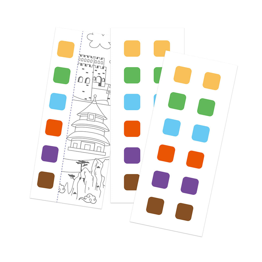 mierEdu, Vandfarve malehæfte - Globetrotter