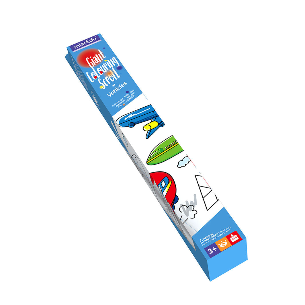 mierEdu, Kæmpebanner til farvelægning - Transportmidler