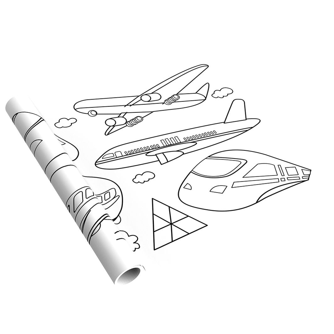 mierEdu, Kæmpebanner til farvelægning - Transportmidler