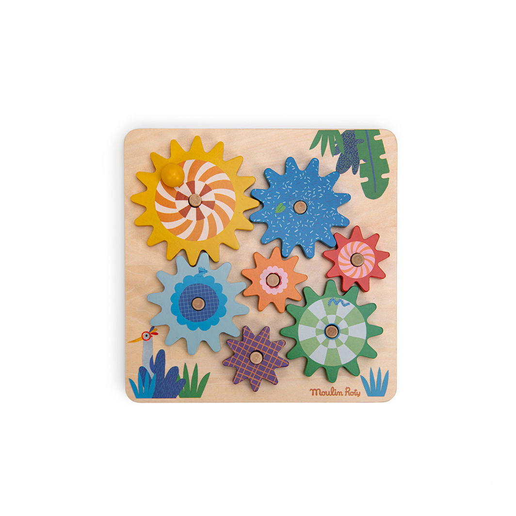 Moulin Roty, Aktivitetsleg med tandhjul- Les Toupitis