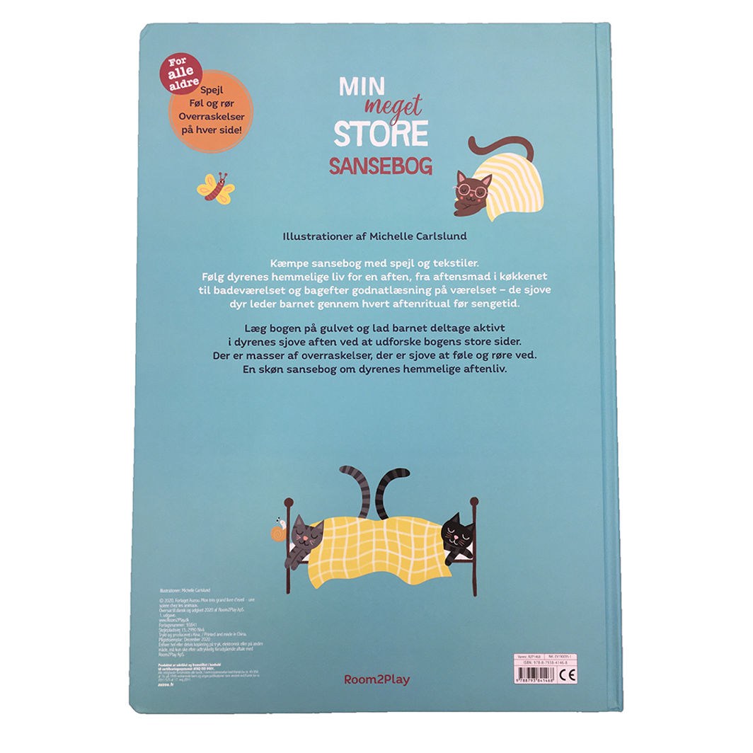 Forlaget Room2Play, Min meget store sansebog - En aften hos dyrene