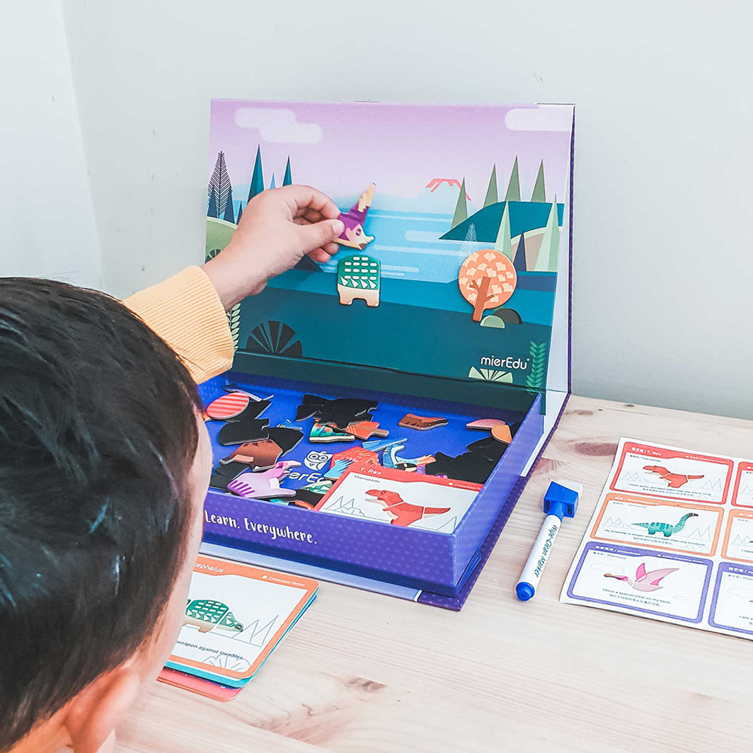 mierEdu, Magnetisk legesæt - Dinosaurer