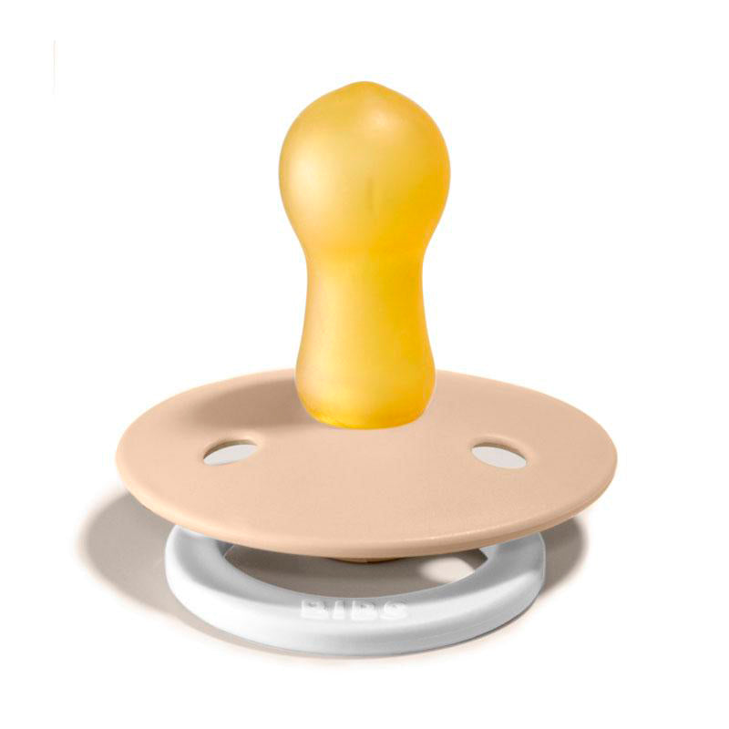 Bibs 2-pak, sutter i naturgummi, str. 2, Blush night/Vanilla Night - Glow in the dark