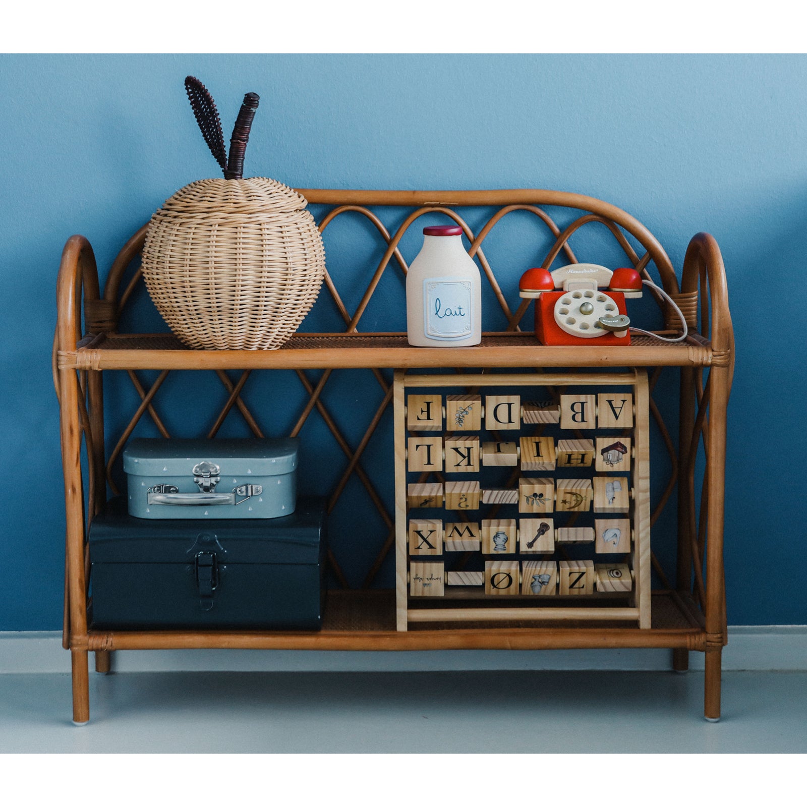 ferm Living Apple Storage, fletkurv i rattan - Small