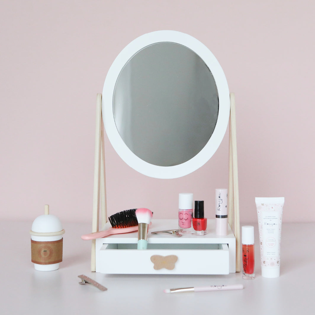 By Astrup Bordspejl m. skuffe