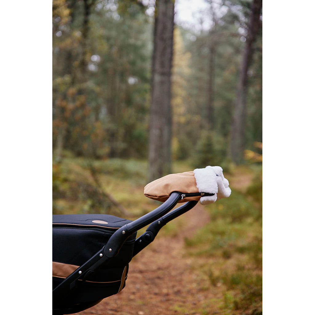 KongWalther barnevognshandsker, Østerbro handsker - Brown faux suede