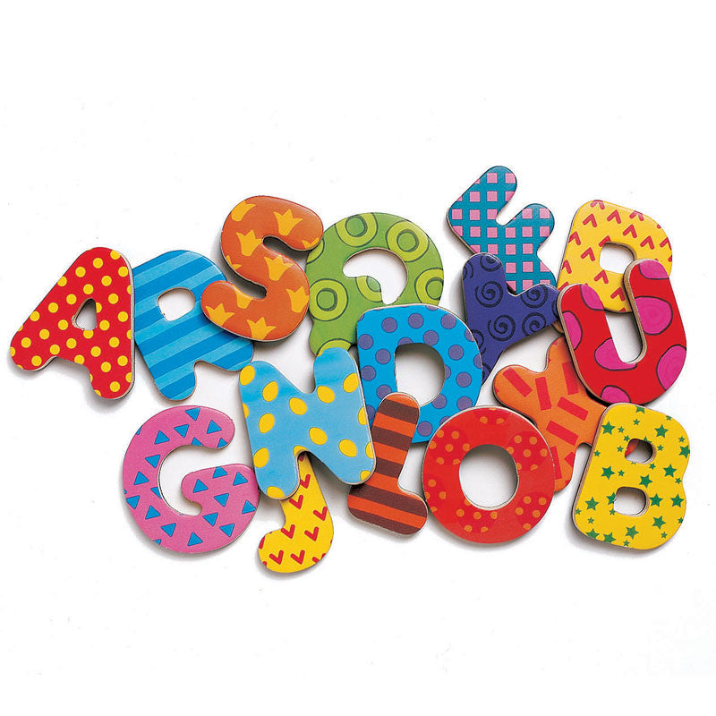 Djeco magneter i træ, bogstaver