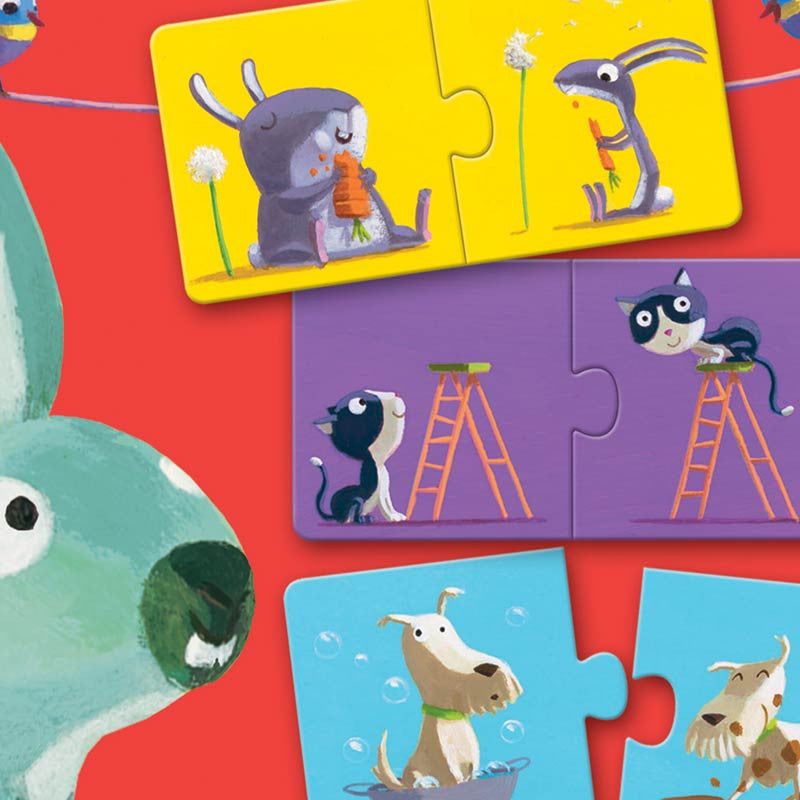 Djeco puslespil duo, modsætninger