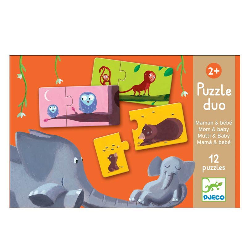 Djeco puslespil duo, mor og barn
