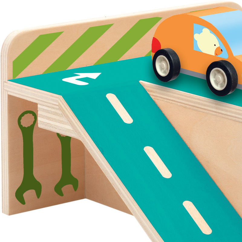 Djeco træleg, Den lille garage