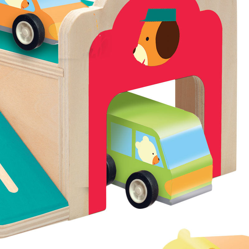 Djeco træleg, Den lille garage