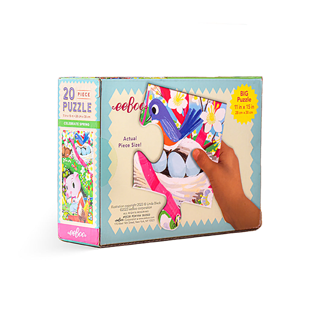 Eeboo Puslespil, Forår - 20 brikker