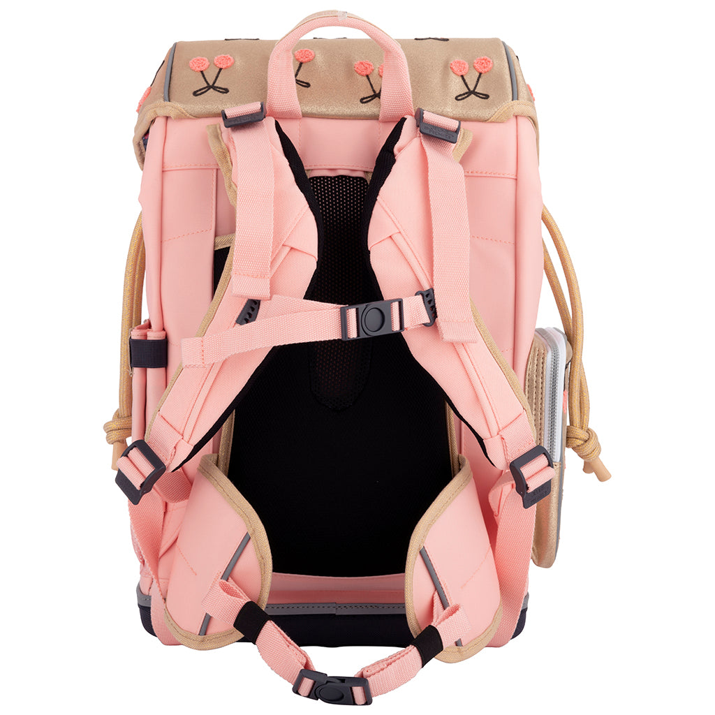 Jeune Premier Ergonomic rygsæk, Cherry Pompon - Fra 6-10 år