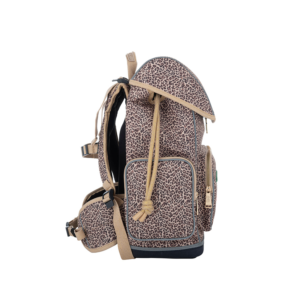 Jeune Premier Ergonomic rygsæk, Leopard Cherry - Fra 6-10 år