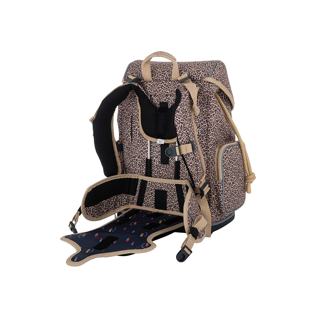Jeune Premier Ergonomic rygsæk, Leopard Cherry - Fra 6-10 år