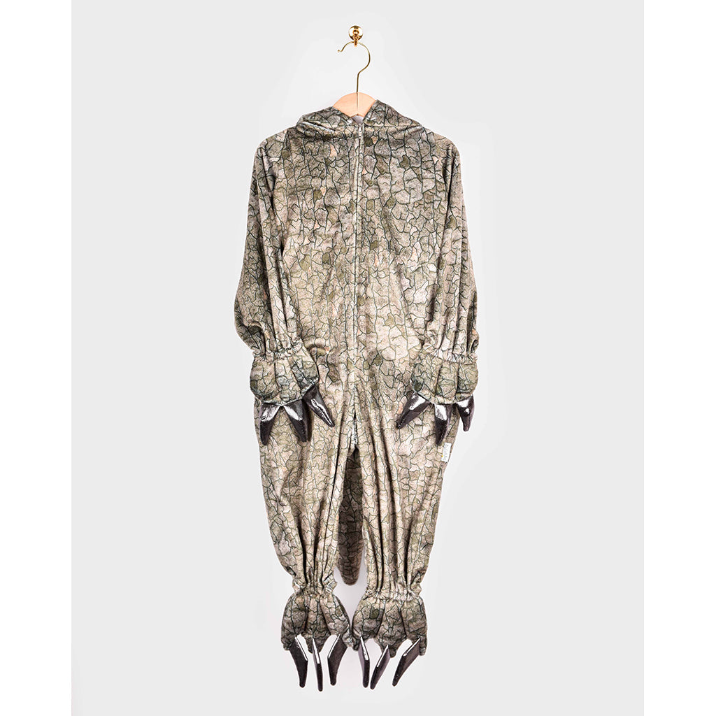 Den goda Fen dyrekostume, Dinosaur Spinosaur jumpsuit - Str. 3-5 år