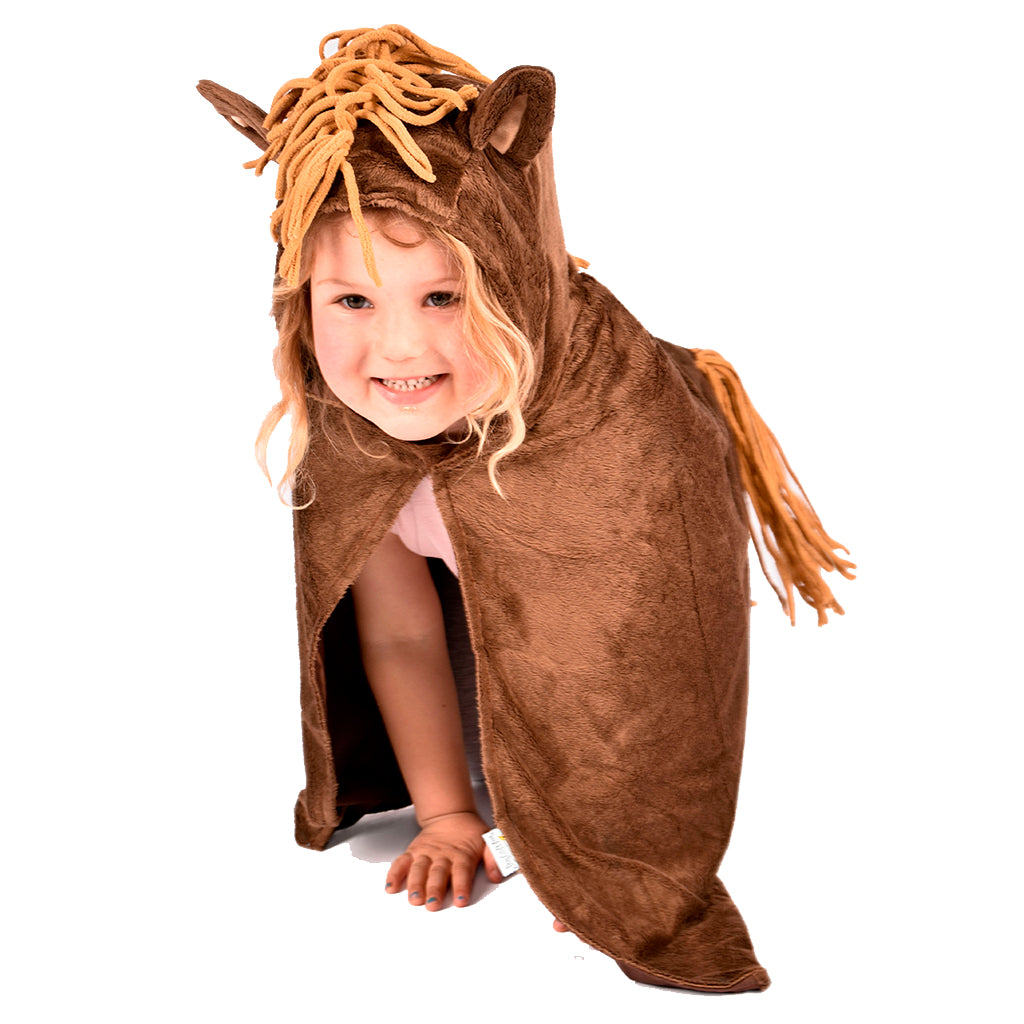 Den goda Fen dyrekostume, Kappe som hest - Str. 3-8 år