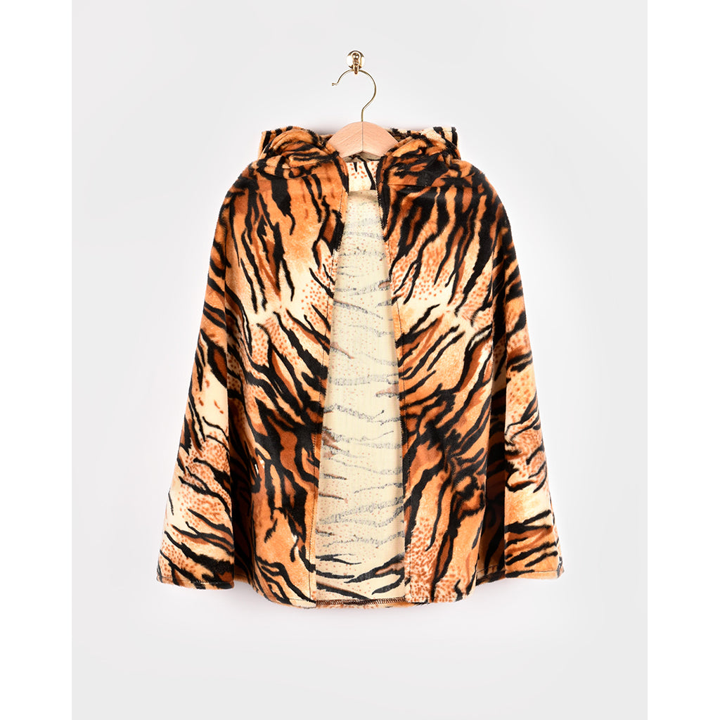 Den goda Fen dyrekostume, Tiger kappe - str. 3-8 år