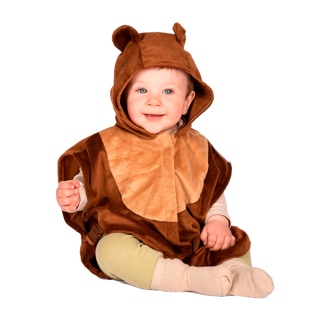 Den goda Fen dyrekostume, Bjørne kappe - str. 1-4 år
