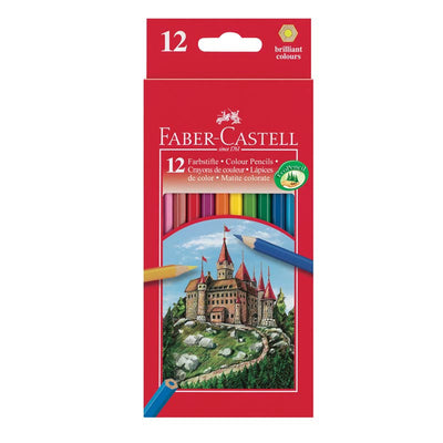 Faber-Castell, 12 stk farveblyanter