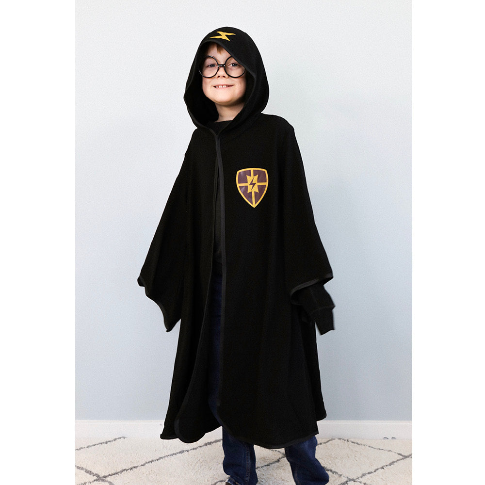 Great Pretenders Troldmandskappe og briller - str. 5-6 år