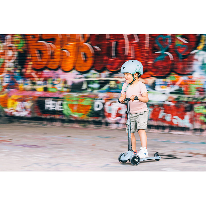 Scoot and Ride Highway Kick 3, løbehjul - LED Steel