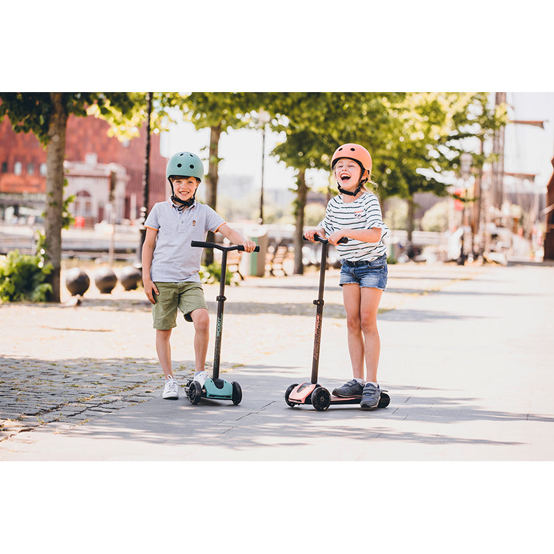 Scoot and Ride Highway Kick 5, løbehjul - LED Steel