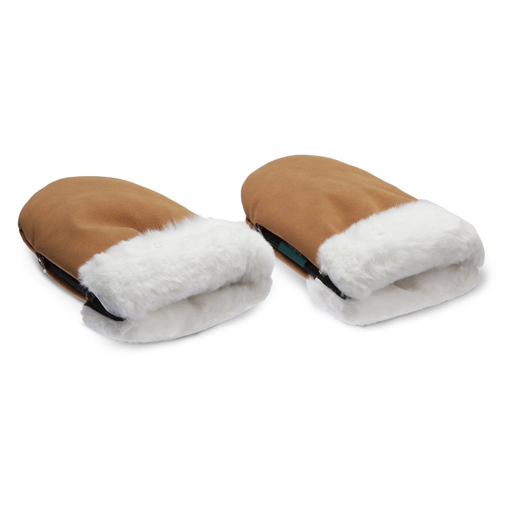 KongWalther barnevognshandsker, Østerbro handsker - Brown faux suede