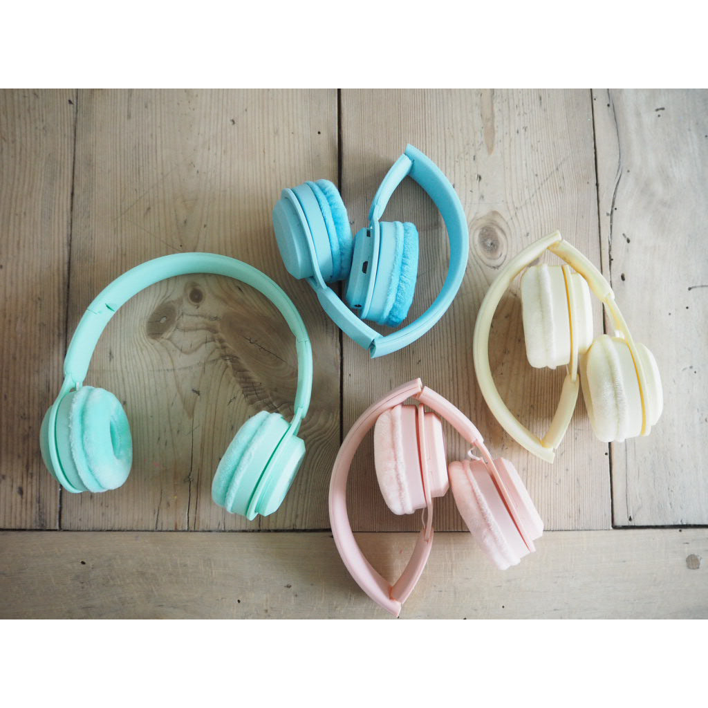 Lalarma trådløse høretelefoner m. max 85 D, Mint pastel