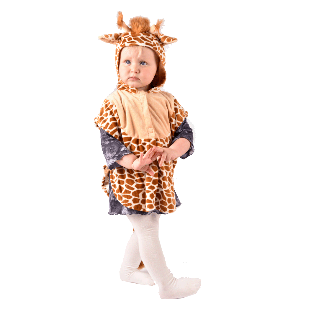 Den goda Fen dyrekostume, Giraf kappe - str. 1-4 år