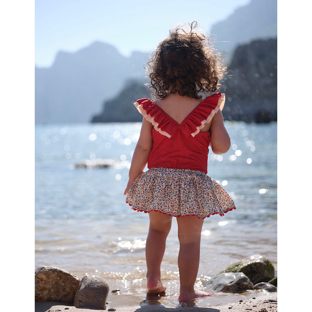 Konges Sløjd UV badedragt, Cerise Barbados cherry - str. 92-134 cm