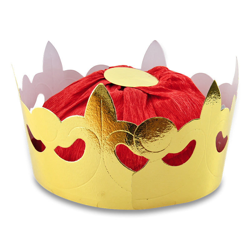 Færdig fastelavnspakke m. tønde, kølle, konge og dronningekrone