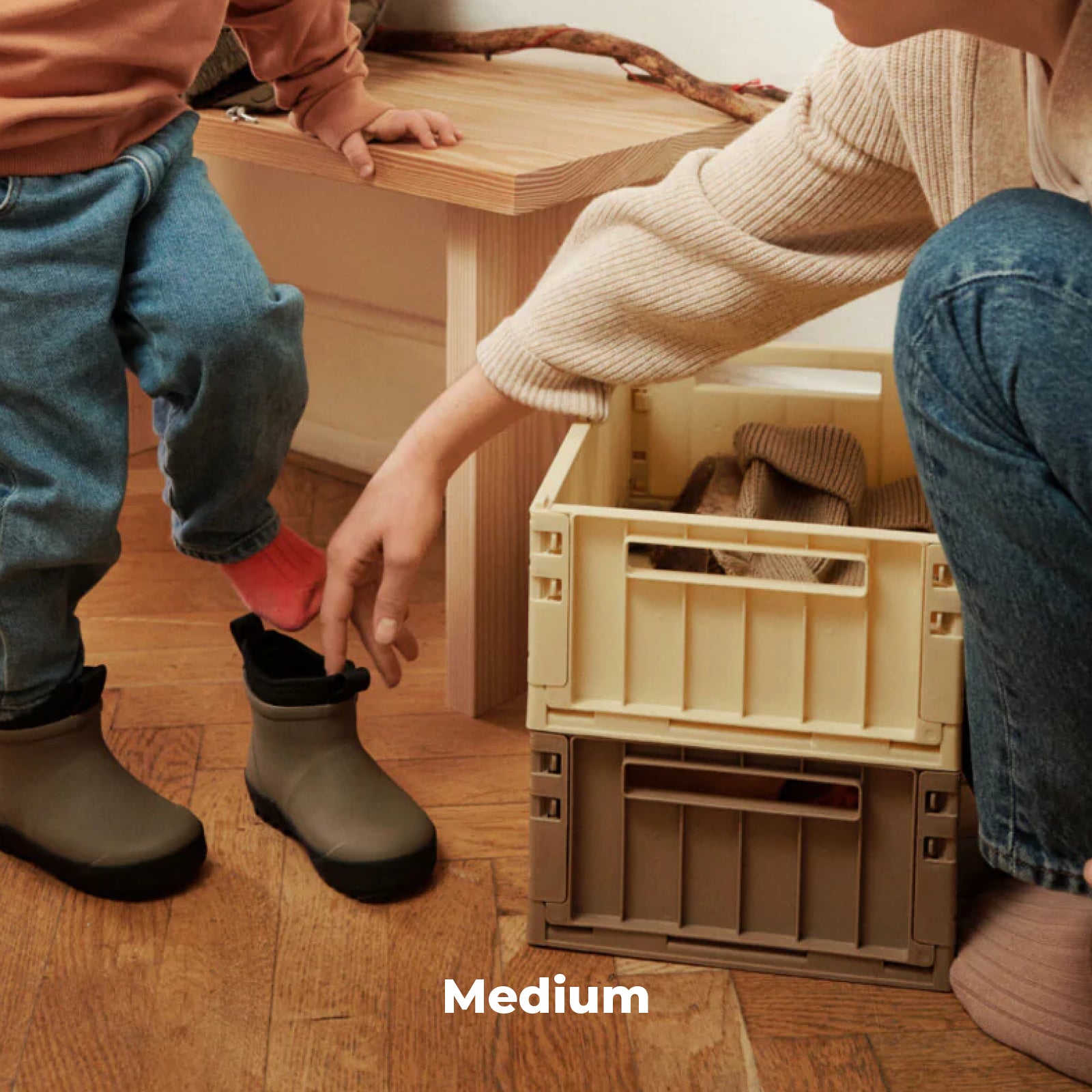 Liewood Weston foldekasse M, 2-pak - Apple blossom