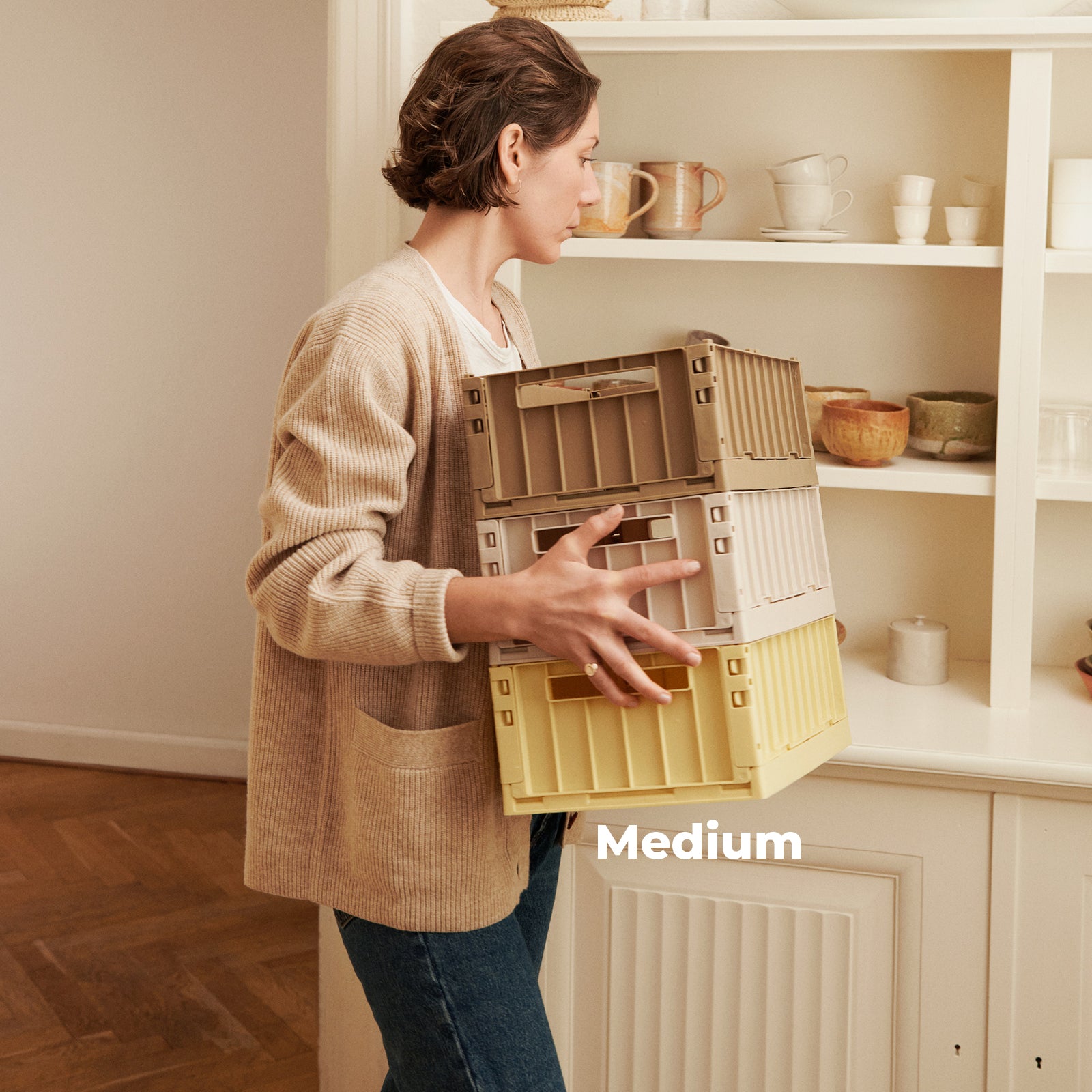 Liewood Weston foldekasse M, 2-pak - Sandy