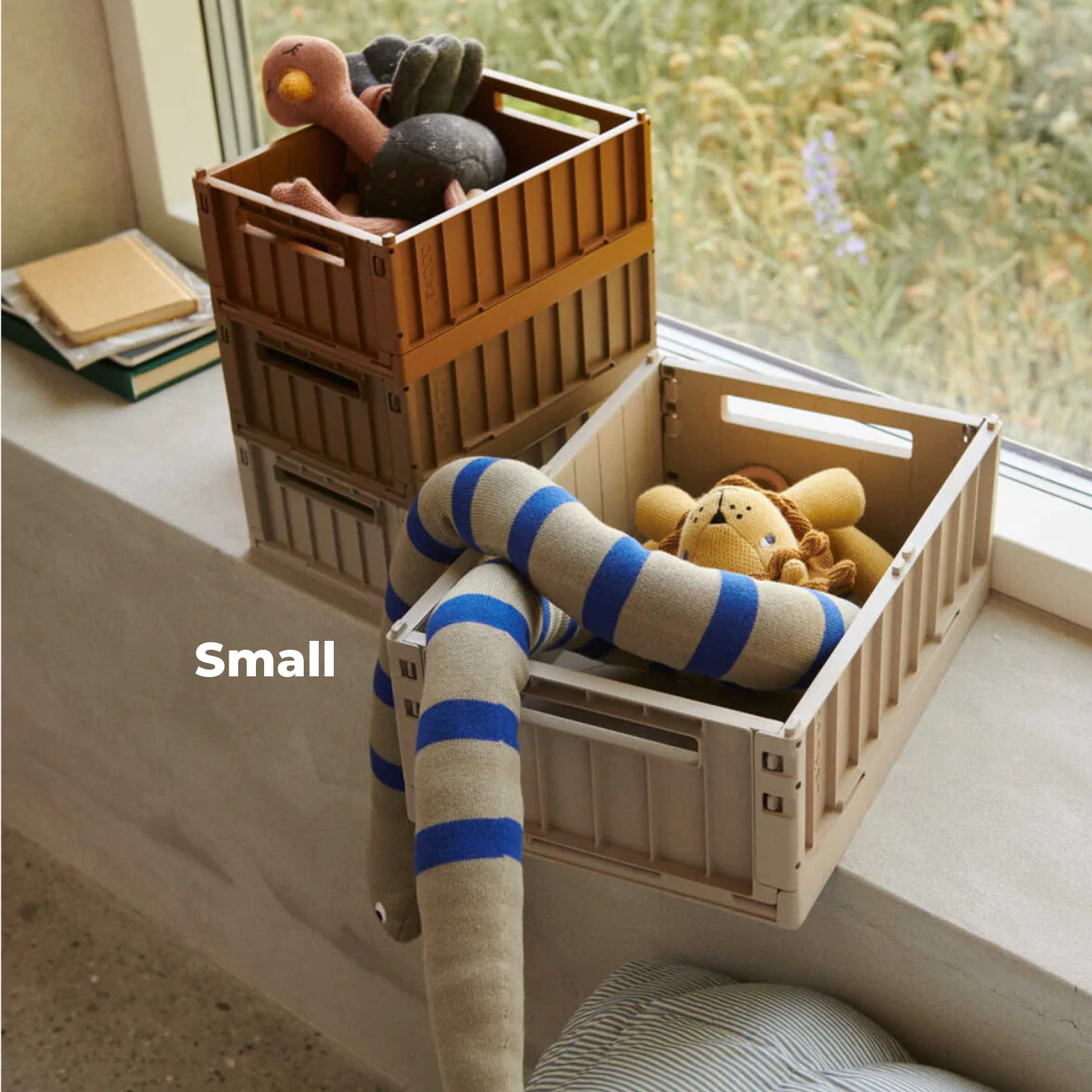 Liewood Weston foldekasse S, 2-pak - Whale blue