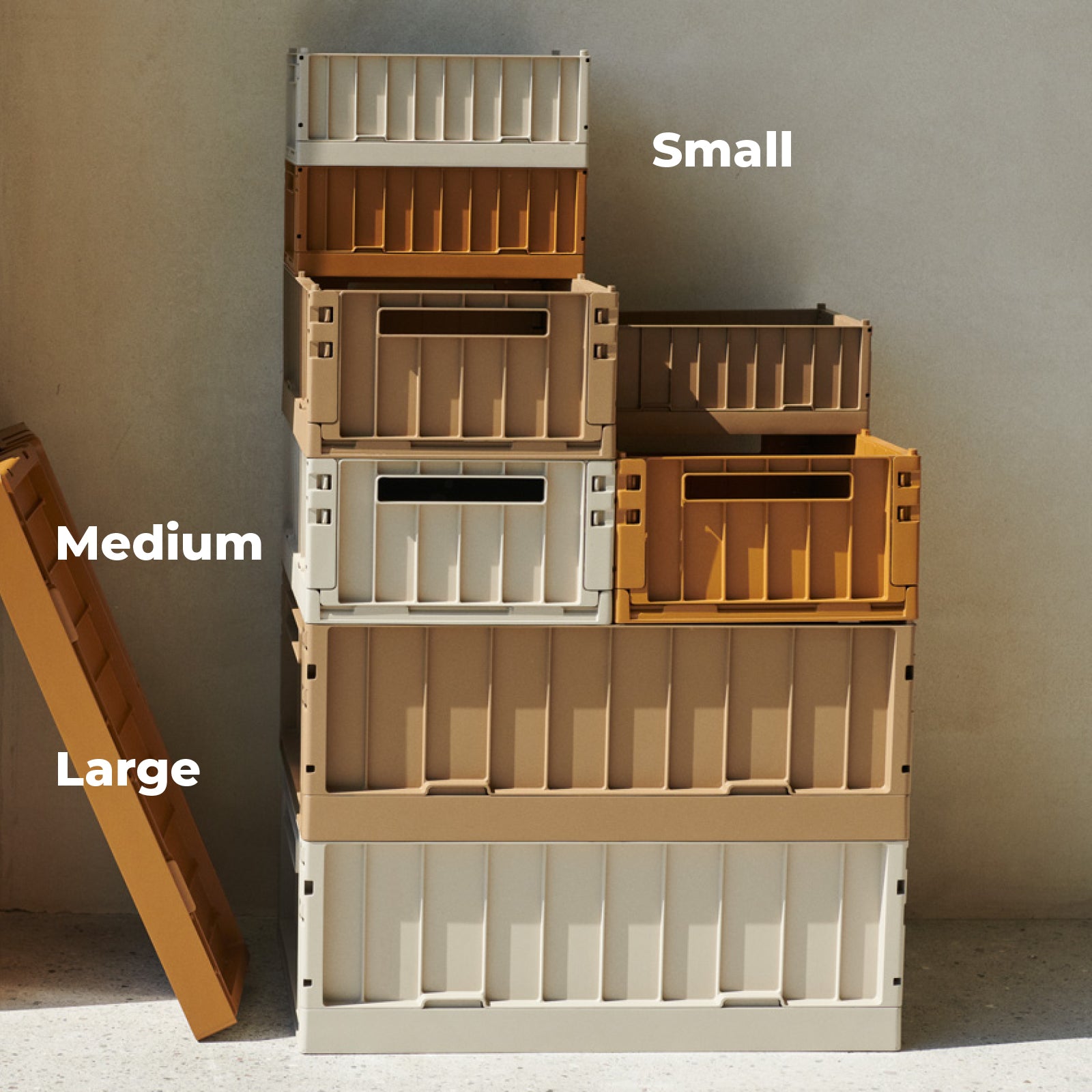 Liewood Weston foldekasse M, 2-pak - Sandy