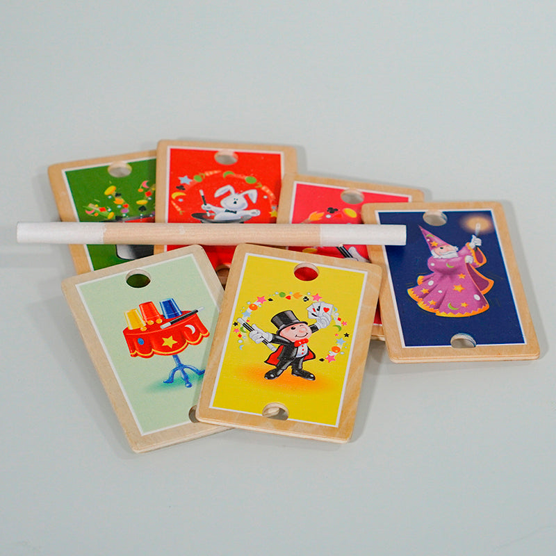 Marvins Magic tryllesæt i trææske