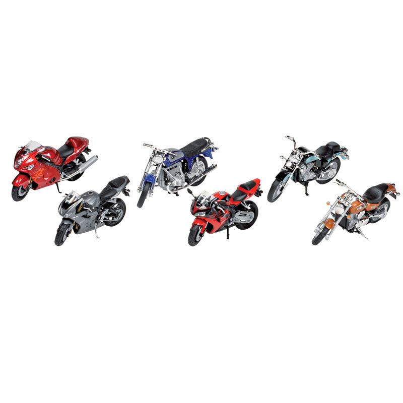 Motorcykel i metal 1:18