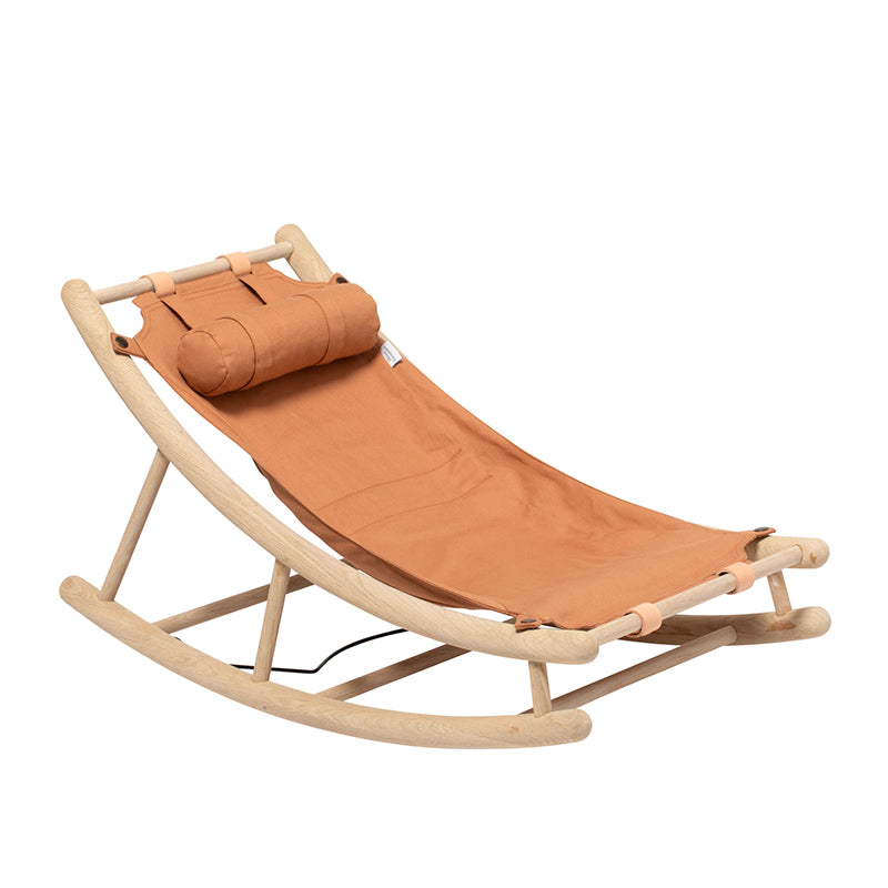Oliver Furniture, Wood Baby & junior vippestol - Eg/caramel