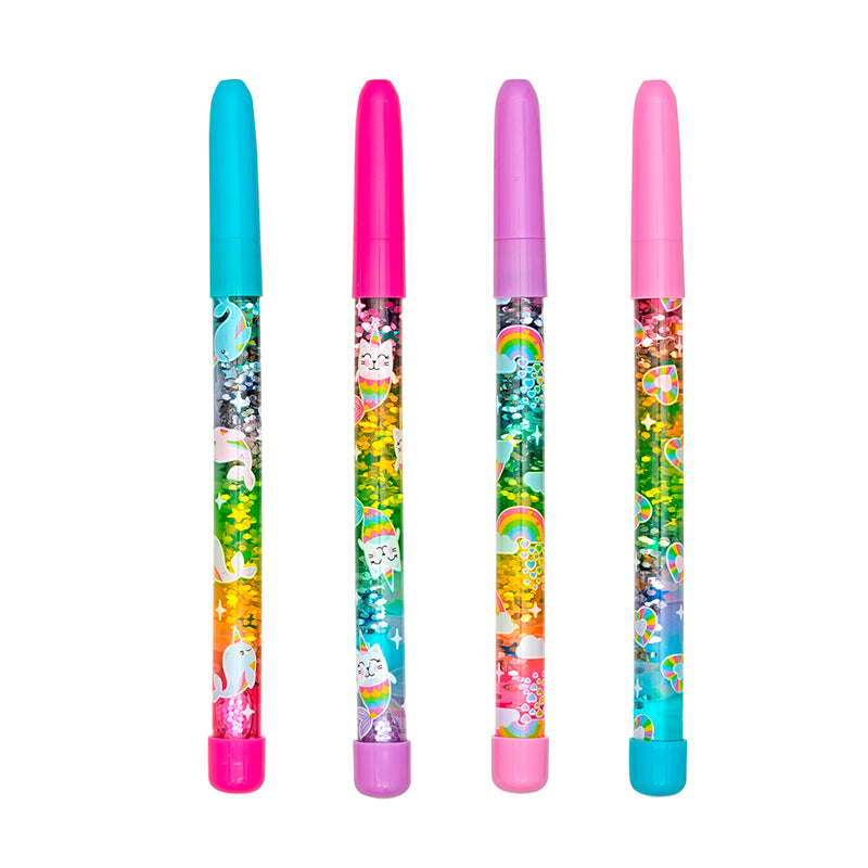 Ooly Glitterwand, Kuglepen m. flydende glitter - ass. model