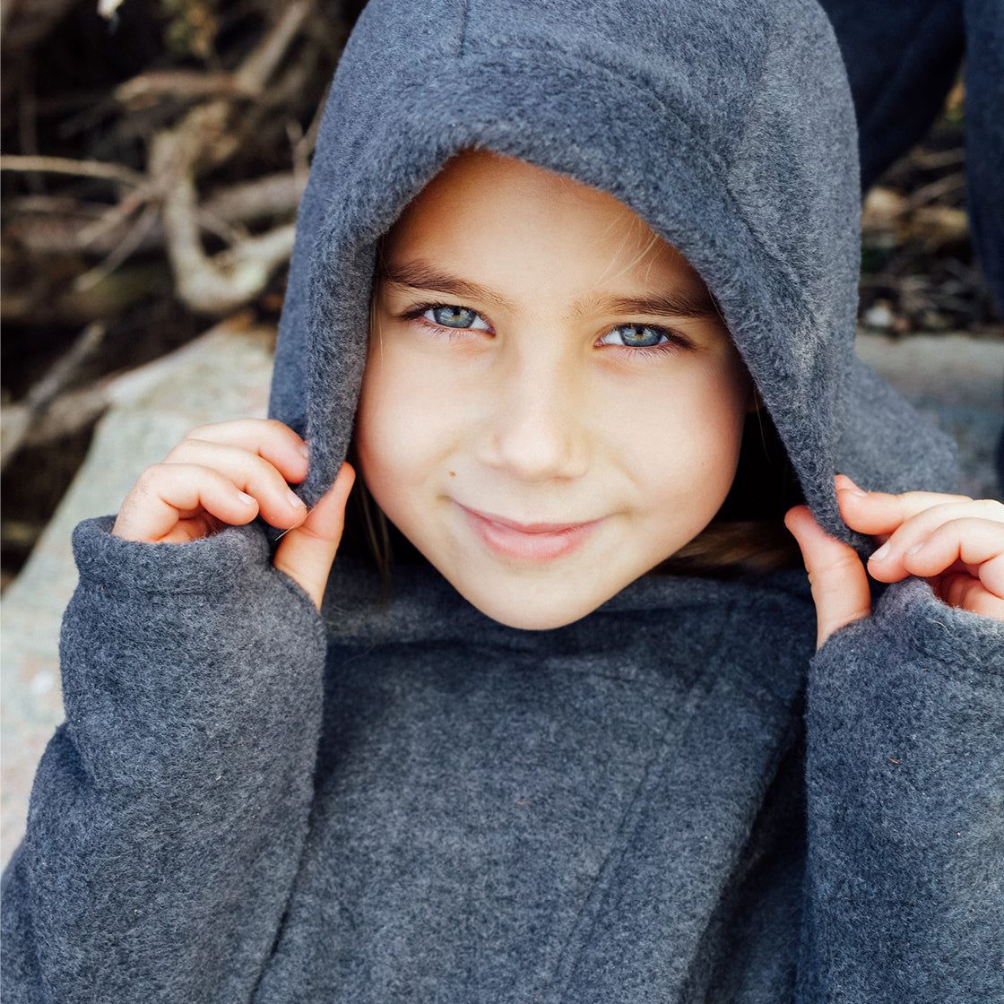 Karmameju heldragt til børn, fleece - str. 3-10 år