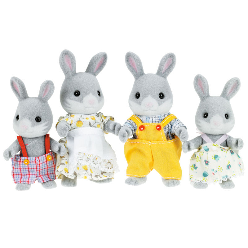 Sylvanian Families, familien kanin - grå