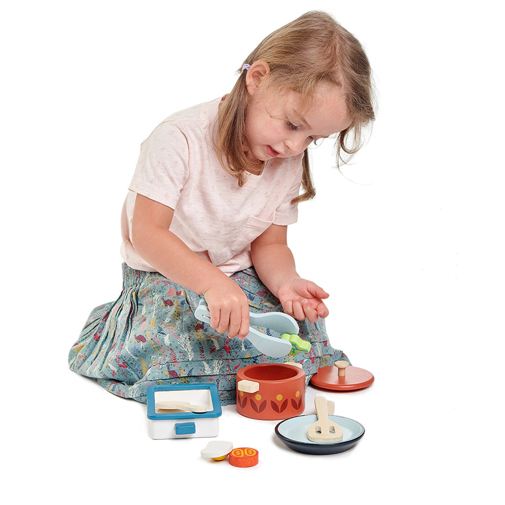 Tender Leaf, Legemad i træ - Potter og pander