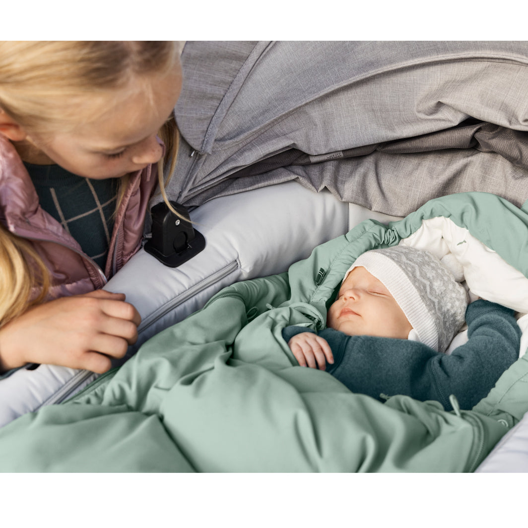 Voksipose, City kørepose, OEKO-TEX - Black cream