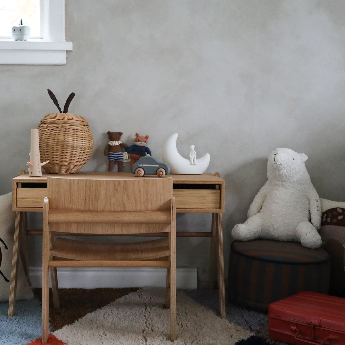 ferm Living Apple Storage, fletkurv i rattan - Small