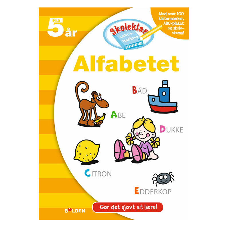Skoleklar, Lektiehjælper - Alfabetet